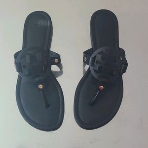 Tory Burch Miller black sandals 8.5